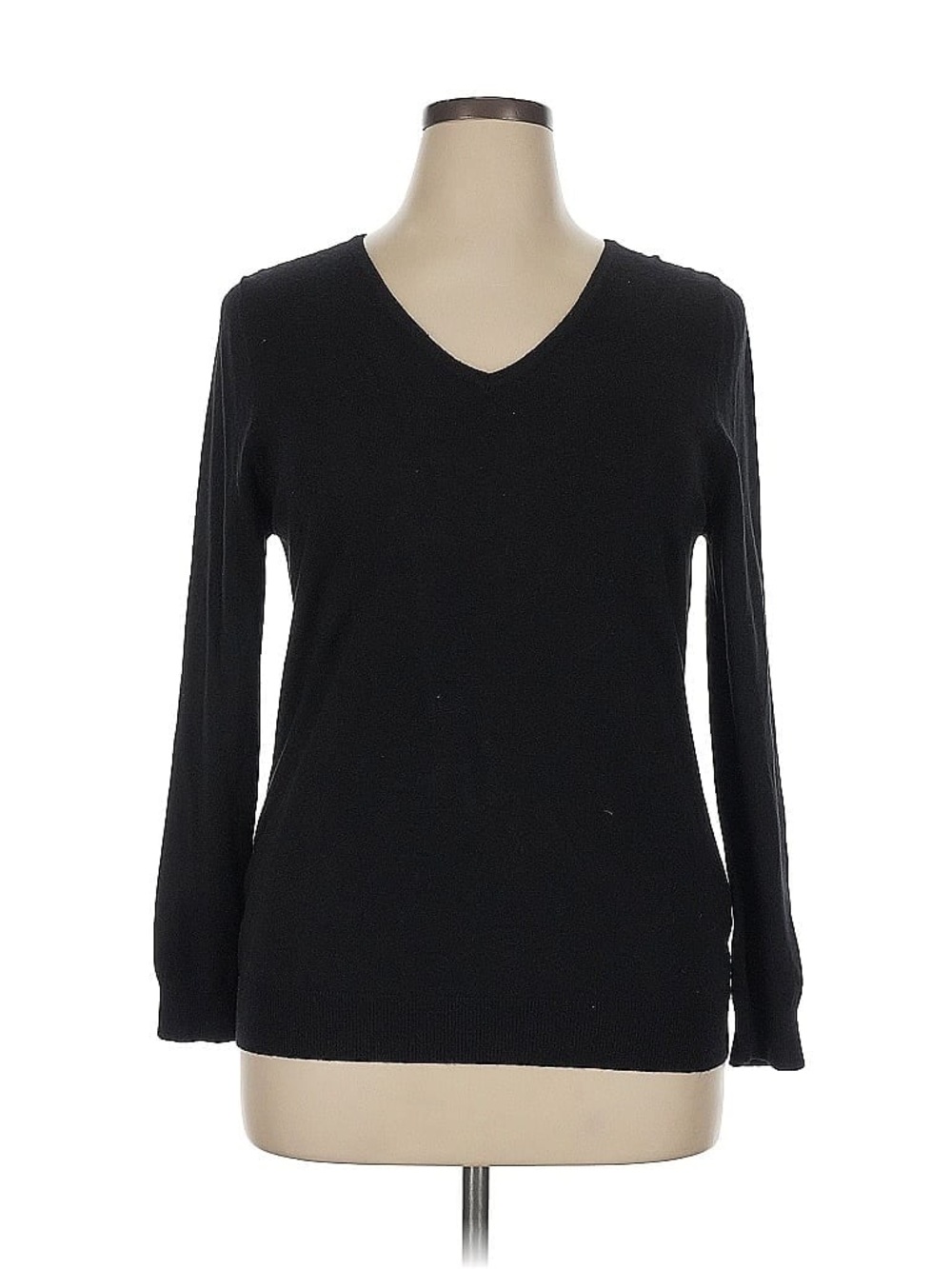Love Ellie Mia Women's Dark Green V-Neck Back Detail Sweater